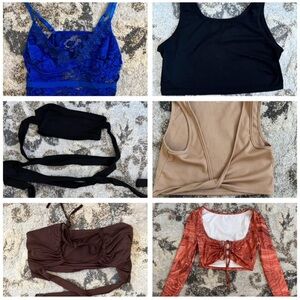 SHEIN Multicolored Crop Top Bundle